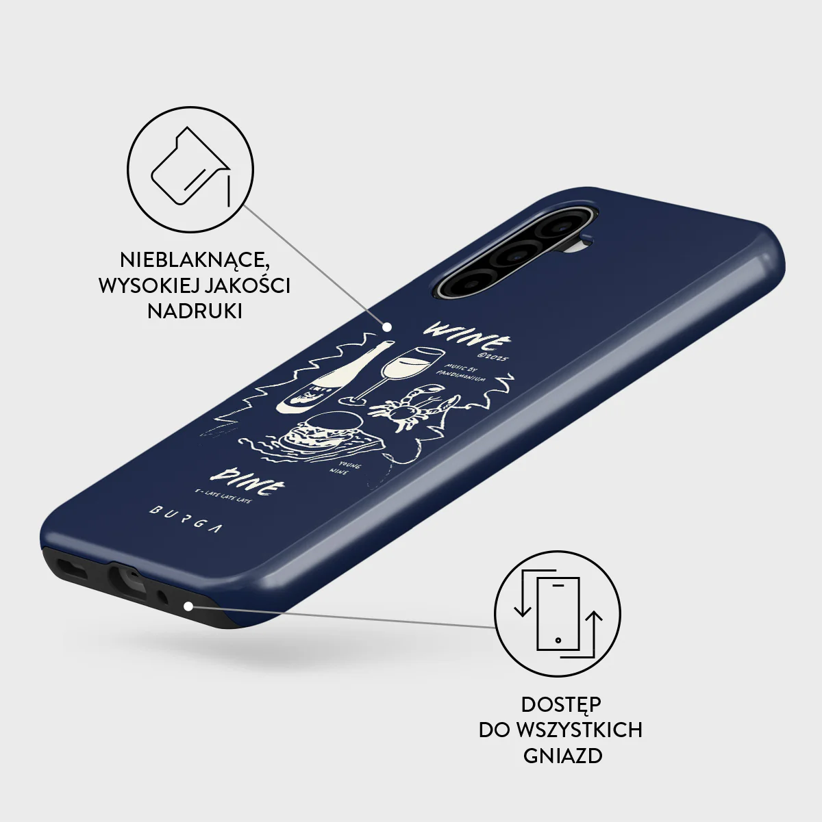 Wine & Dine - Samsung Galaxy A17 Etui - Image 3