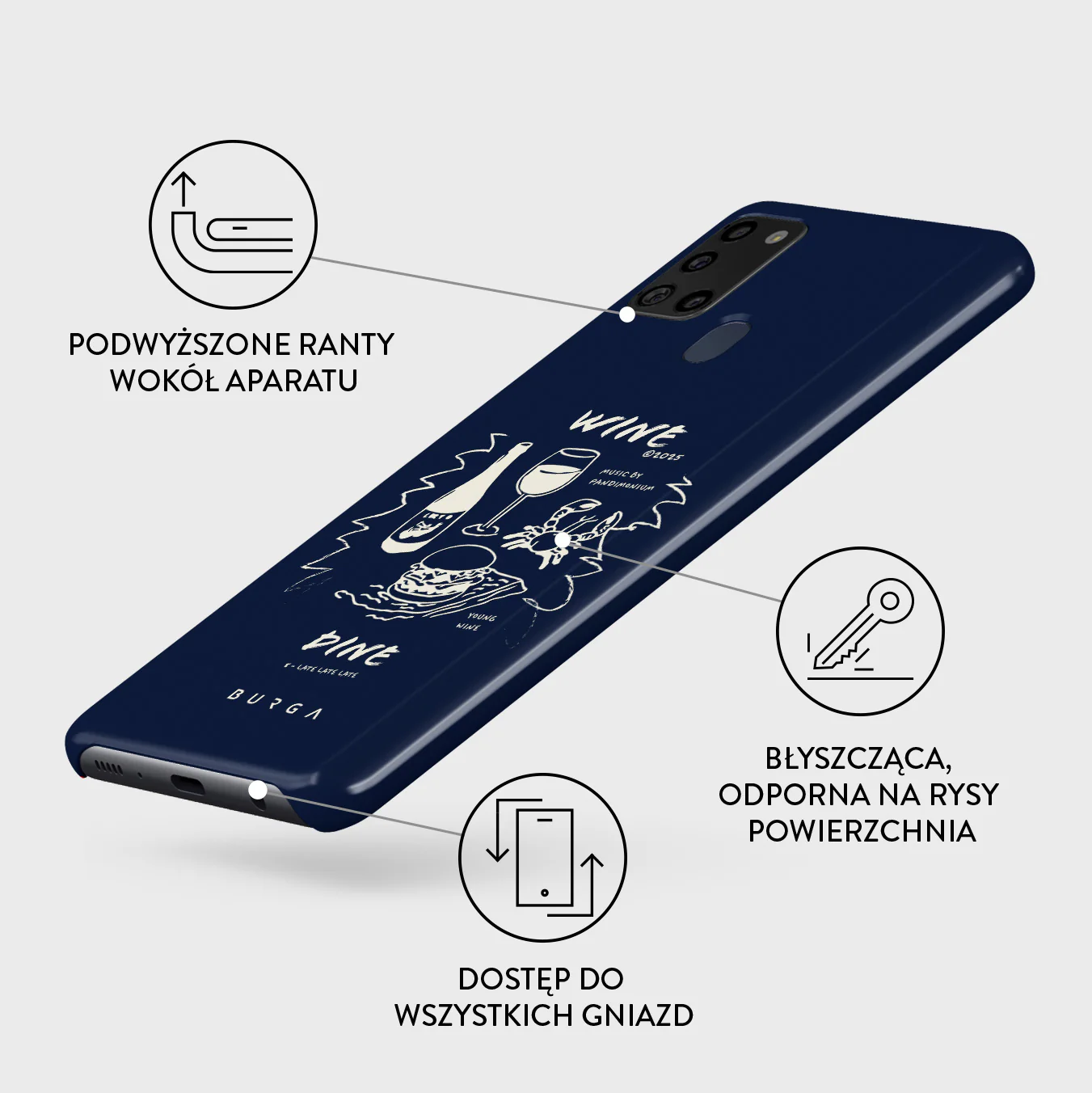Wine & Dine - Samsung Galaxy A21s 4G Etui - Image 3