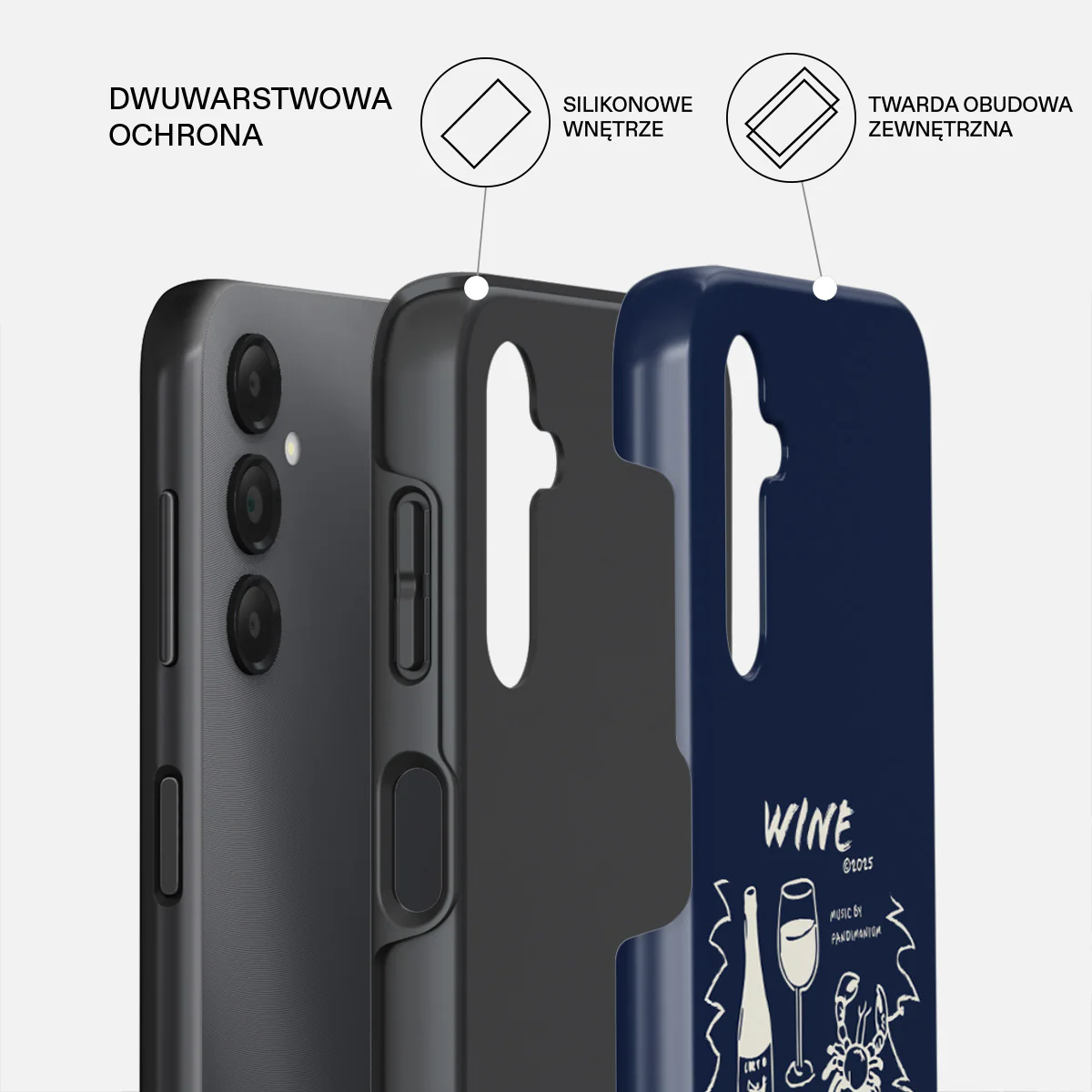 Wine & Dine - Samsung Galaxy A25 Etui - Image 2