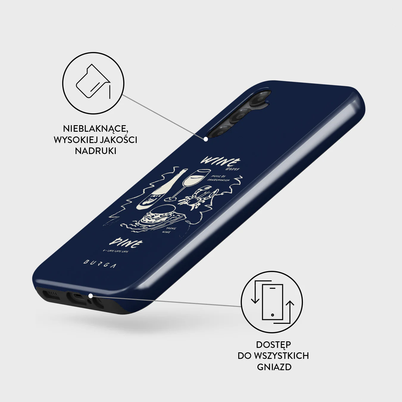 Wine & Dine - Samsung Galaxy A25 Etui - Image 3