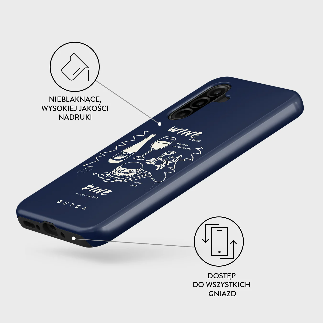 Wine & Dine - Samsung Galaxy A26 5G Etui - Image 3