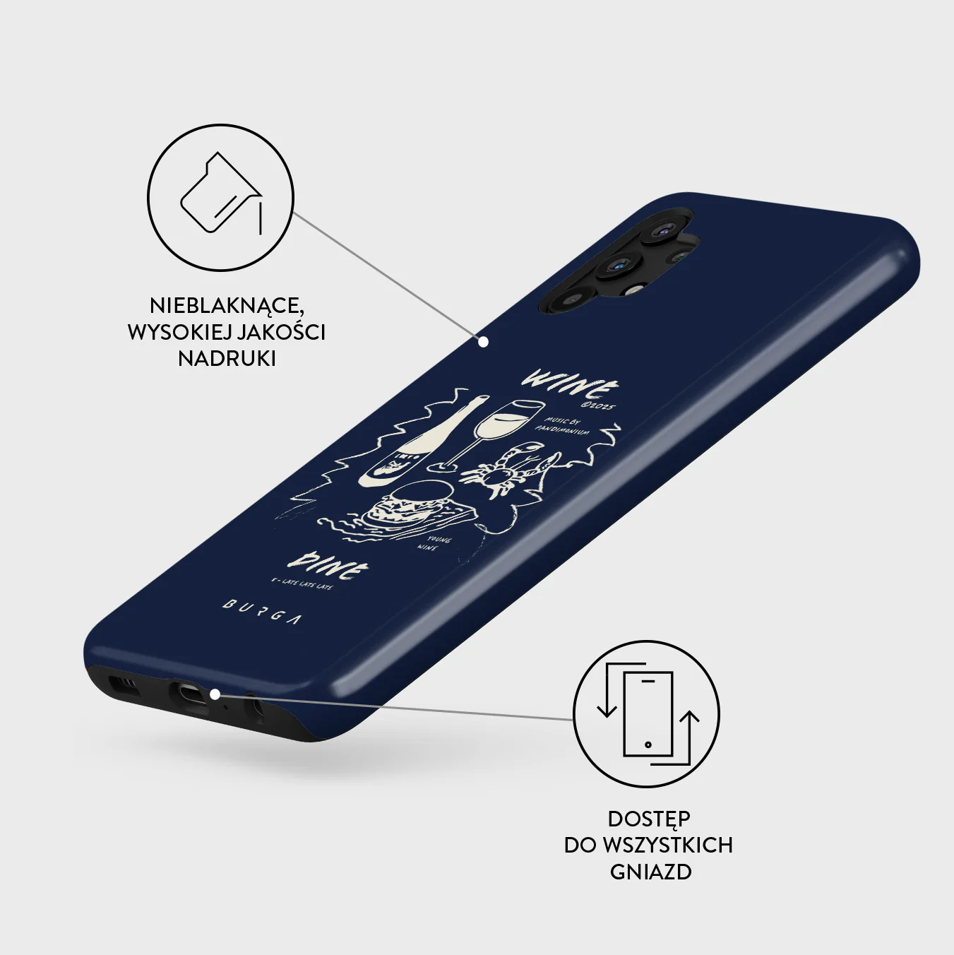 Wine & Dine - Samsung Galaxy A32 5G Etui - Image 3