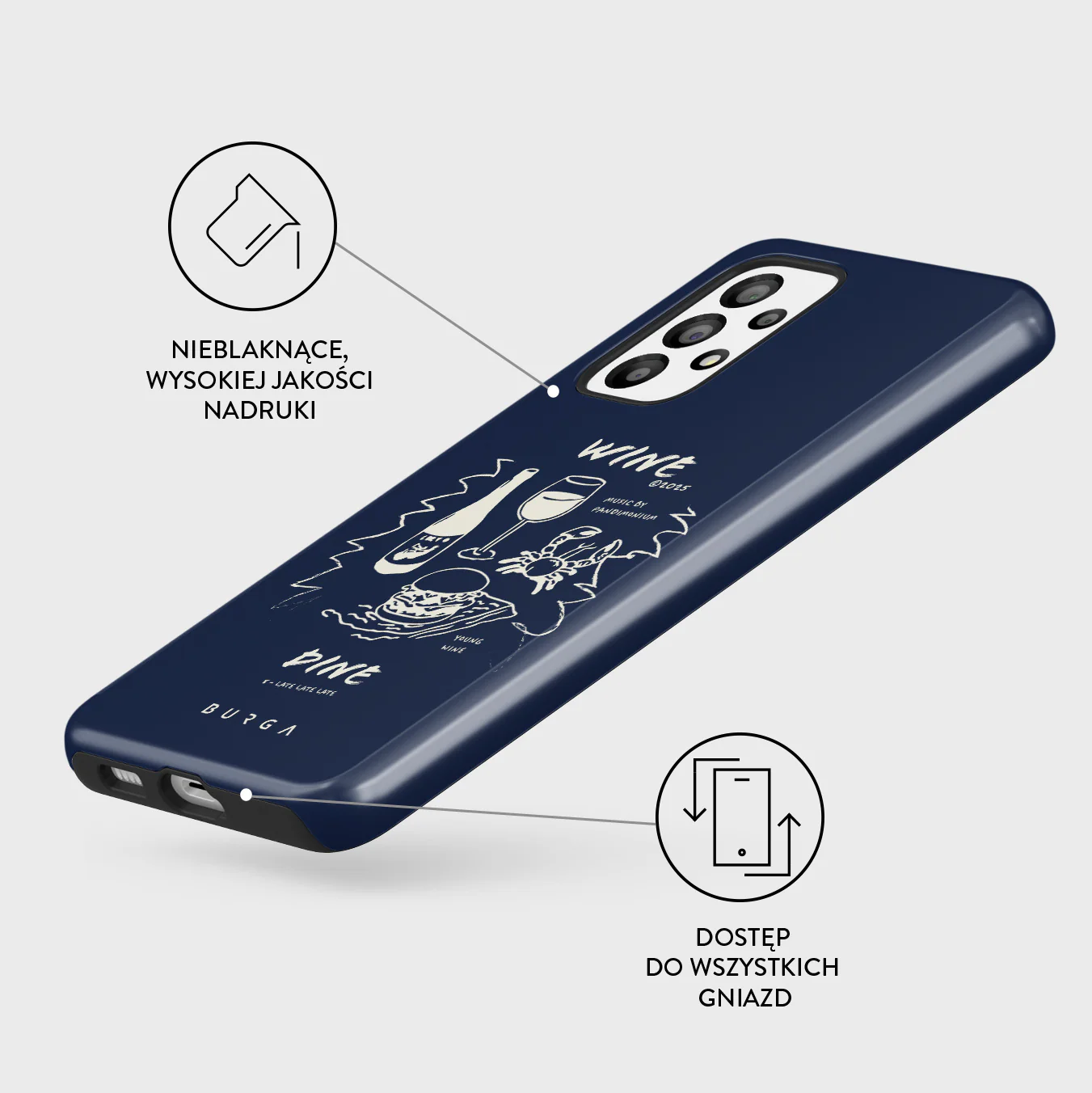 Wine & Dine - Samsung Galaxy A33 Etui - Image 3