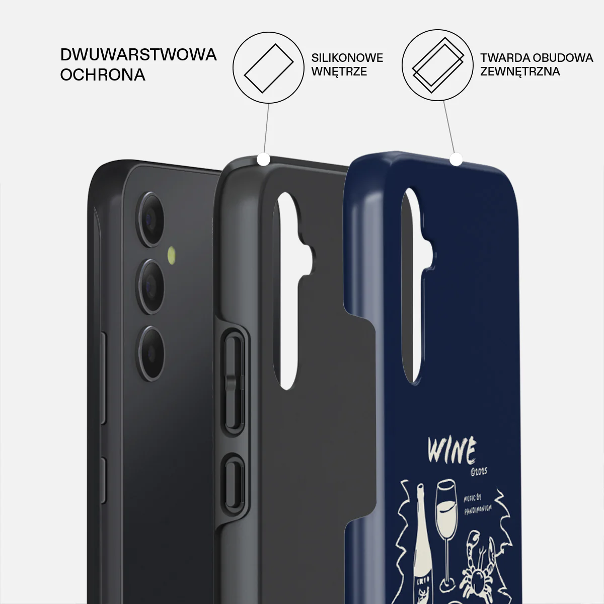 Wine & Dine - Samsung Galaxy A34 Etui - Image 2