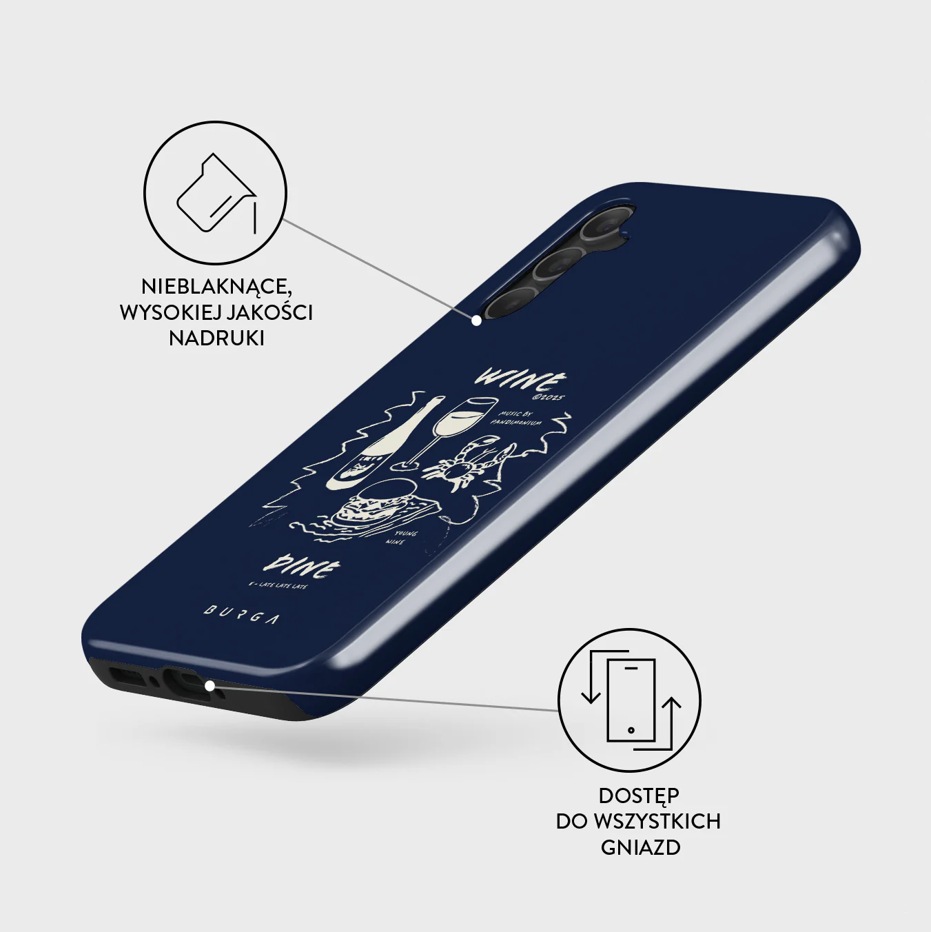 Wine & Dine - Samsung Galaxy A34 Etui - Image 3