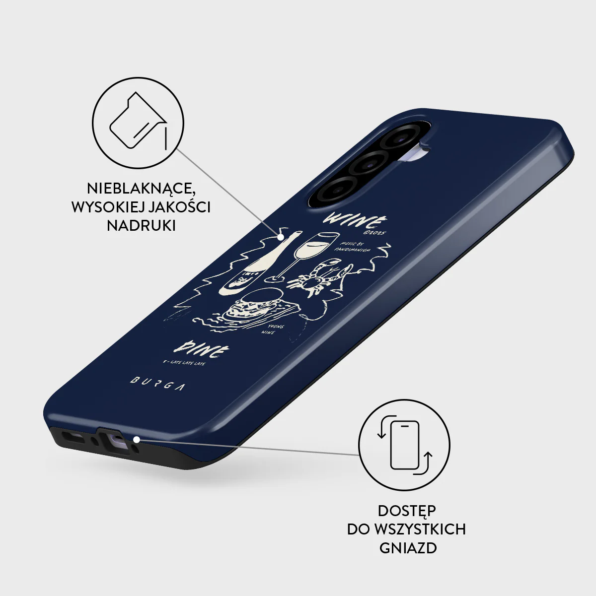 Wine & Dine - Samsung Galaxy A37 5G Etui - Image 3