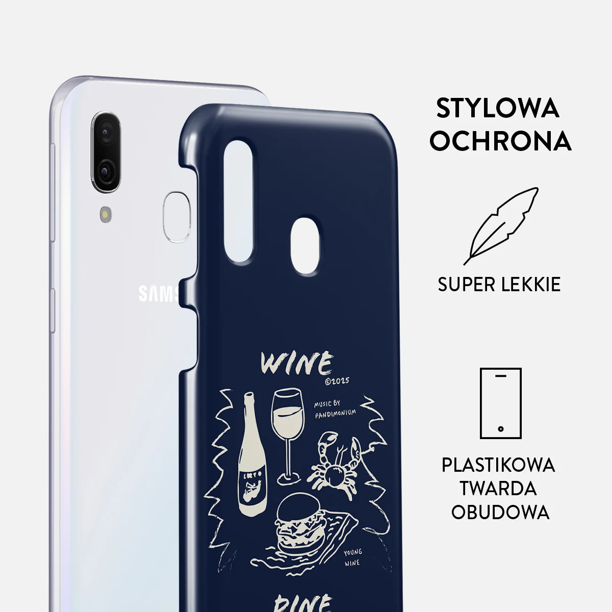 Wine & Dine - Samsung Galaxy A40 Etui - Image 2