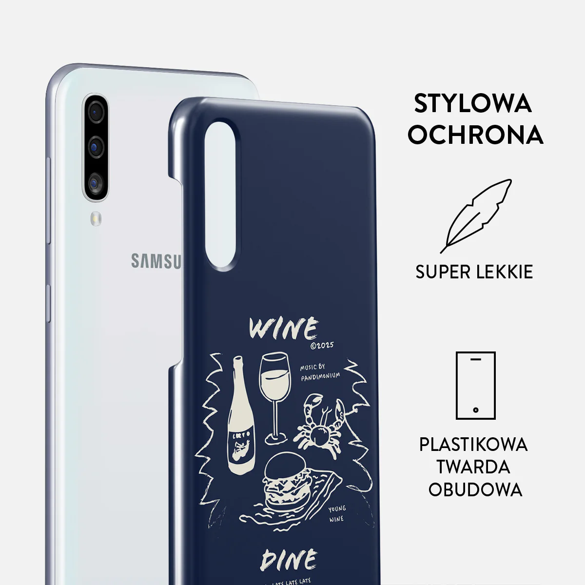Wine & Dine - Samsung Galaxy A50 Etui - Image 2