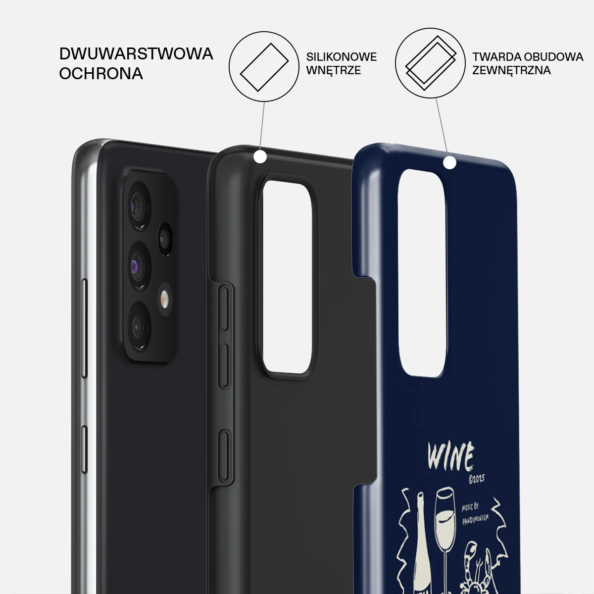 Wine & Dine - Samsung Galaxy A52 / A52S 4G / 5G Etui - Image 2