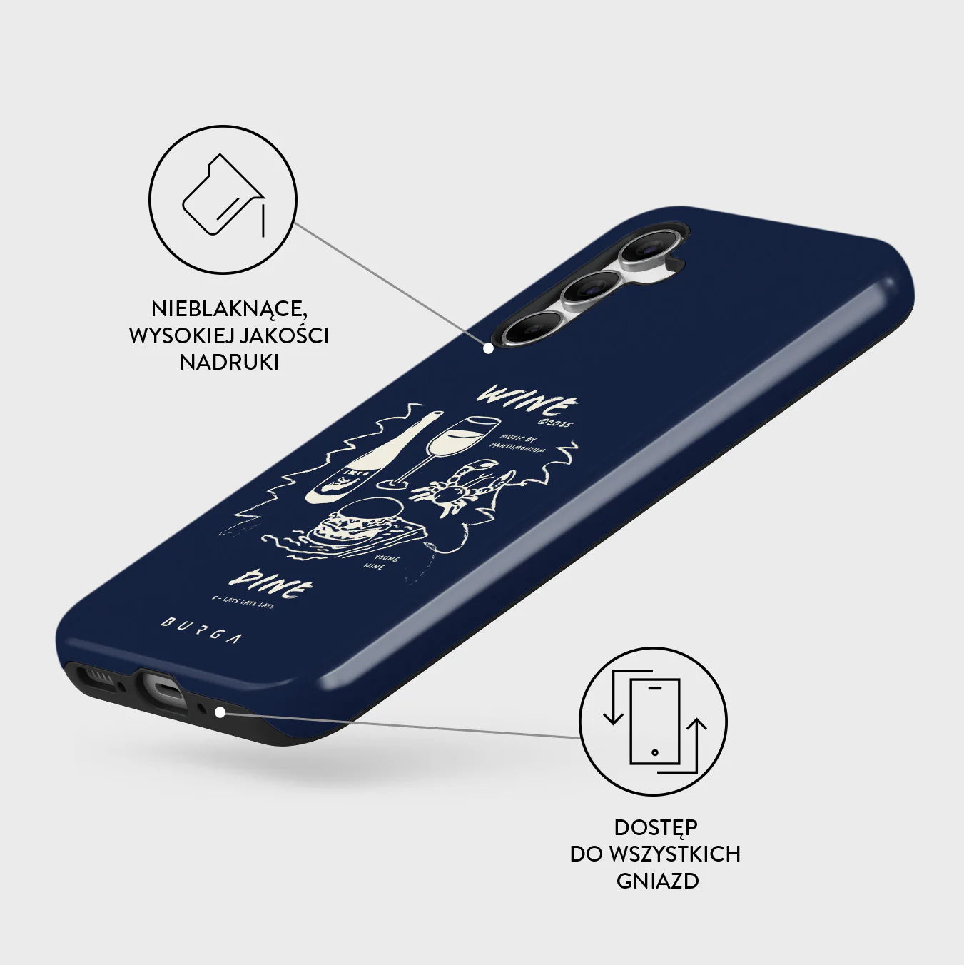 Wine & Dine - Samsung Galaxy A55 Etui - Image 3