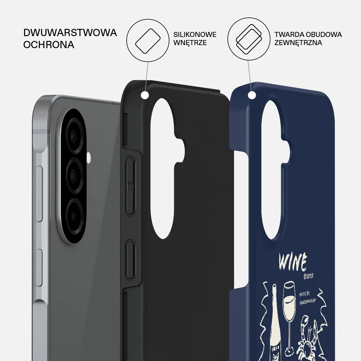 Wine & Dine - Samsung Galaxy A57 5G Etui - Image 2