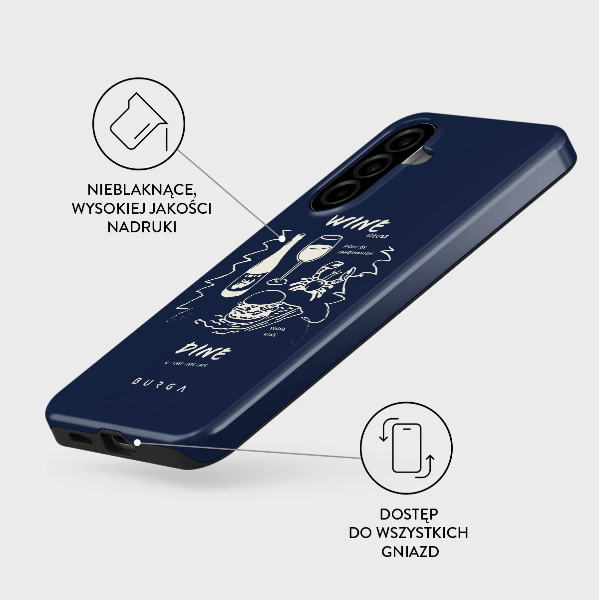Wine & Dine - Samsung Galaxy A57 5G Etui - Image 3