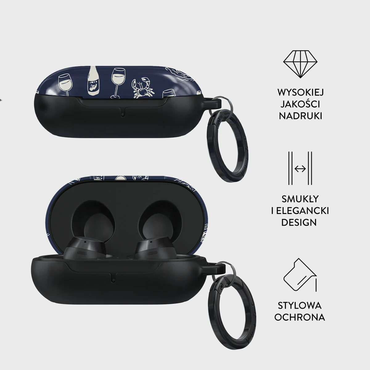 Wine & Dine - Etui na Samsung Galaxy Buds Plus - Image 4
