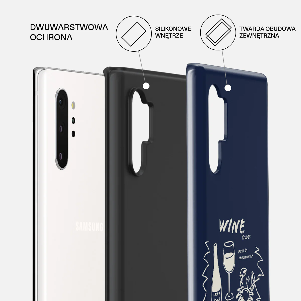 Wine & Dine - Samsung Galaxy Note 10 Plus Etui - Image 6