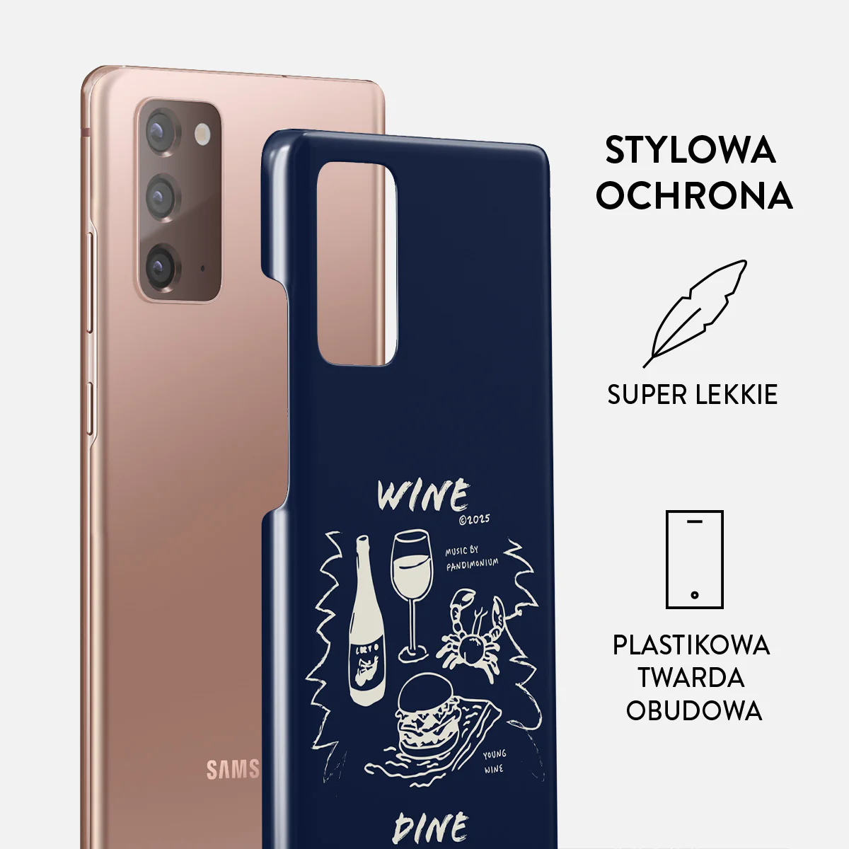 Wine & Dine - Samsung Galaxy Note 20 4G / 5G Etui - Image 2