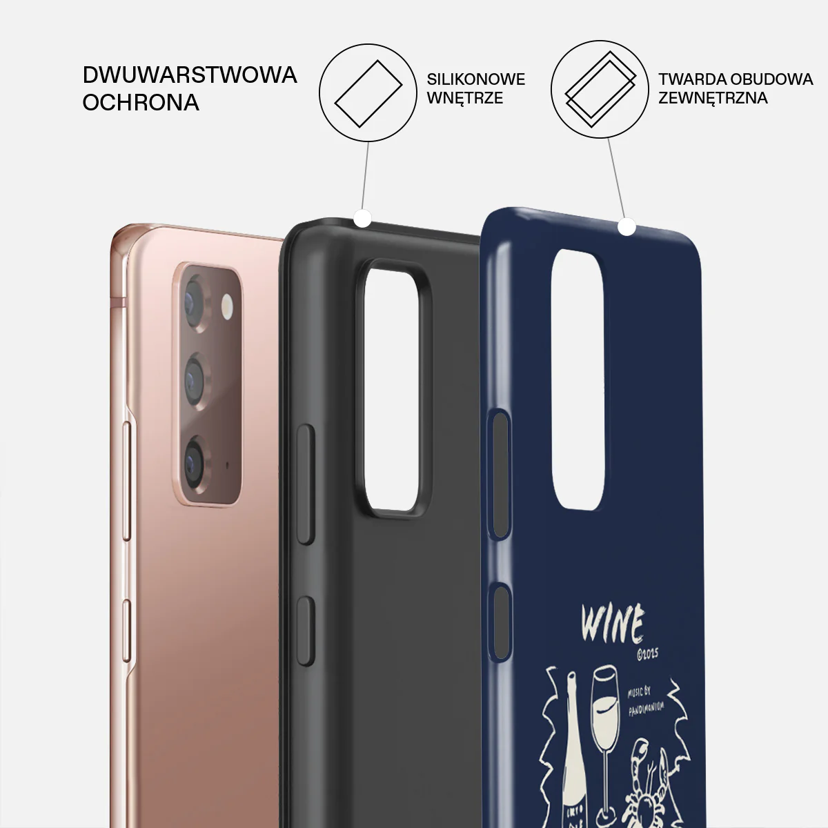Wine & Dine - Samsung Galaxy Note 20 4G / 5G Etui - Image 6