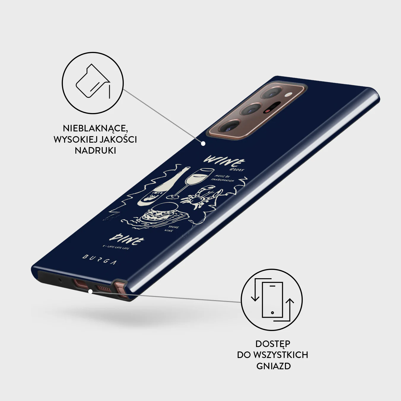 Wine & Dine - Samsung Galaxy Note 20 Ultra 4G / 5G Etui - Image 7