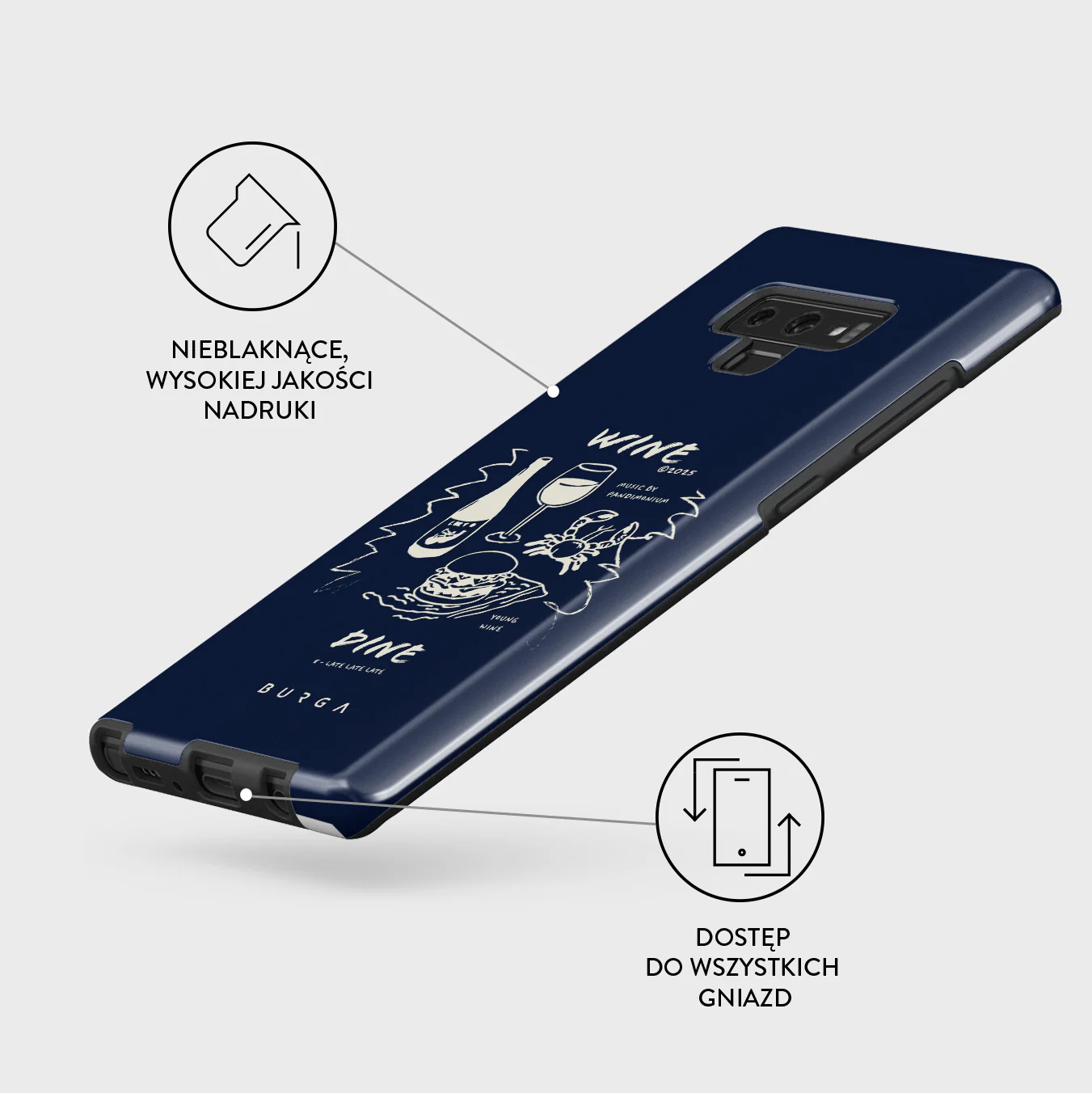 Wine & Dine - Samsung Galaxy Note 9 Etui - Image 7