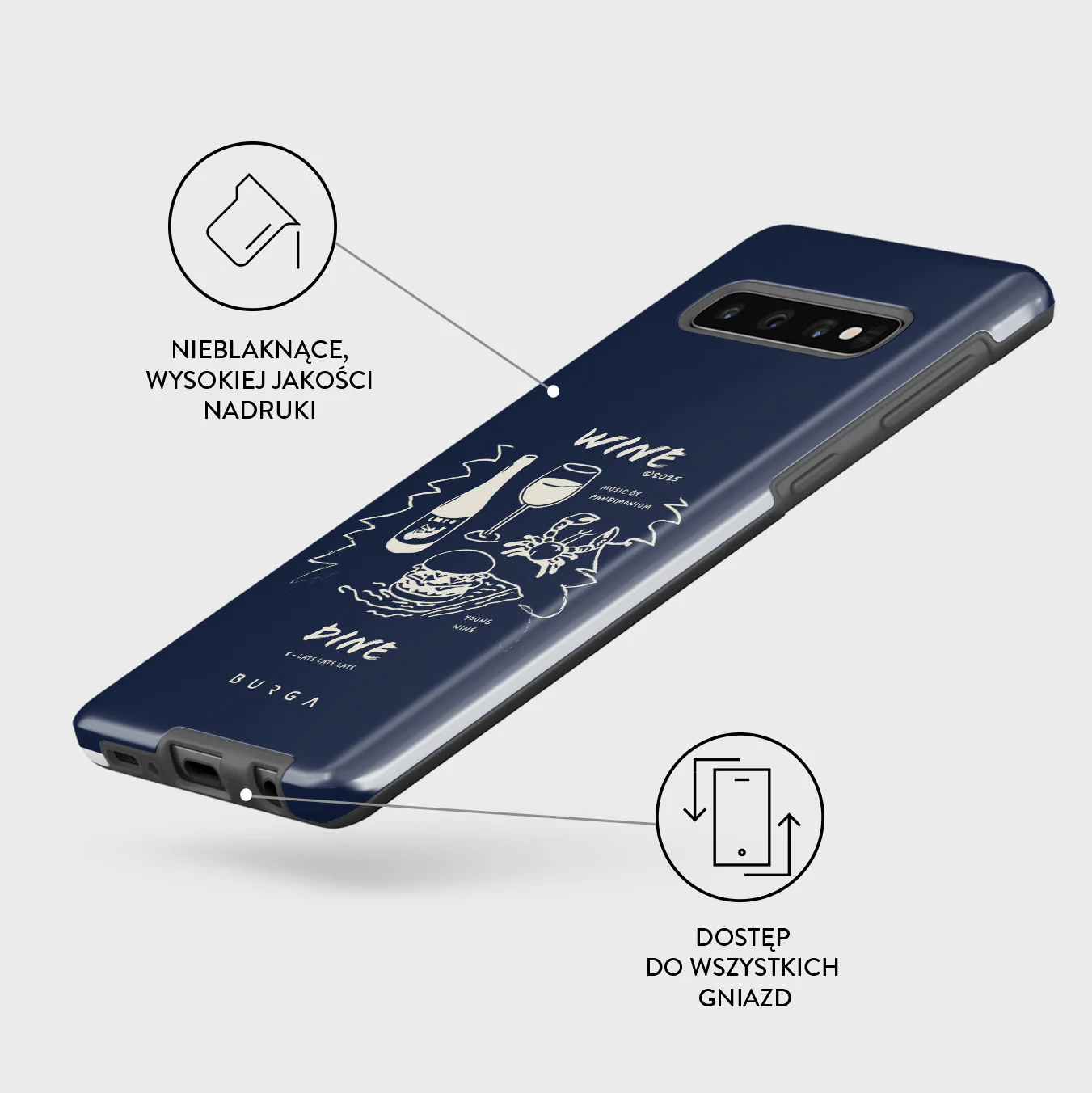Wine & Dine - Samsung Galaxy S10 4G Etui - Image 3