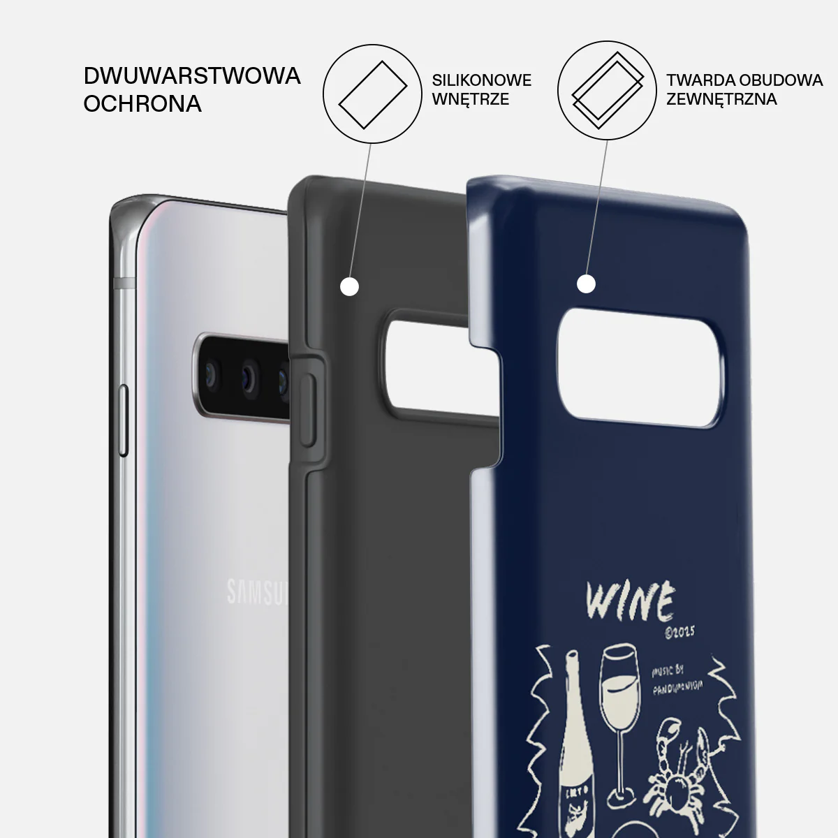 Wine & Dine - Samsung Galaxy S10 Plus Etui - Image 6