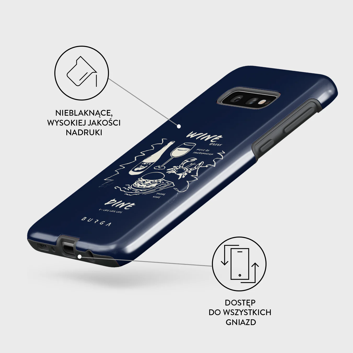 Wine & Dine - Samsung Galaxy S10E Etui - Image 3
