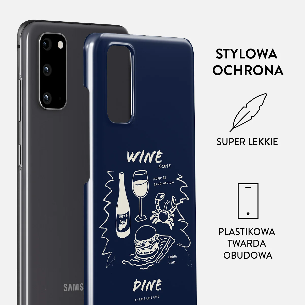 Wine & Dine - Samsung Galaxy S20 4G / 5G Etui - Image 2