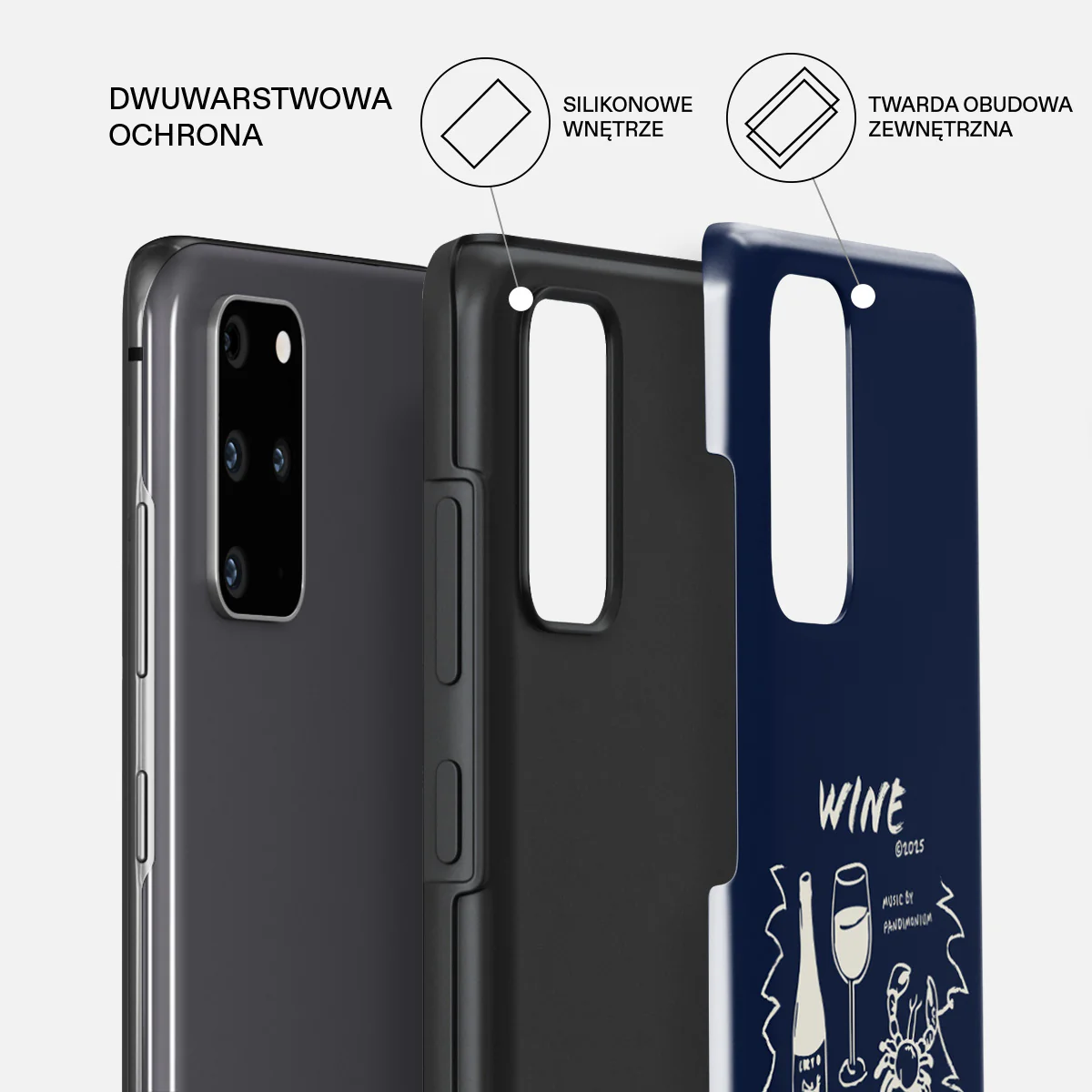 Wine & Dine - Samsung Galaxy S20 Plus 4G / 5G Etui - Image 6