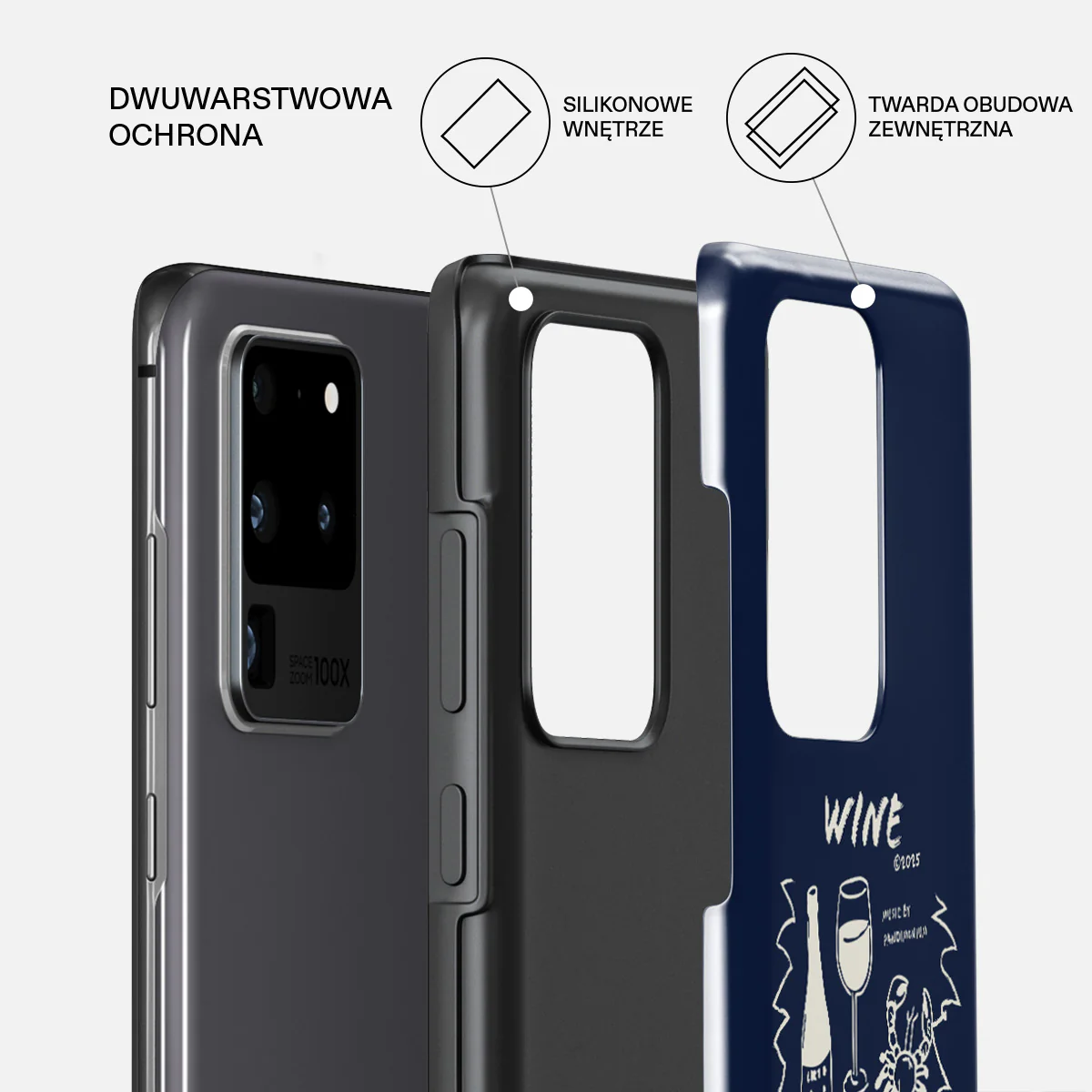 Wine & Dine - Samsung Galaxy S20 Ultra 4G / 5G Etui - Image 6