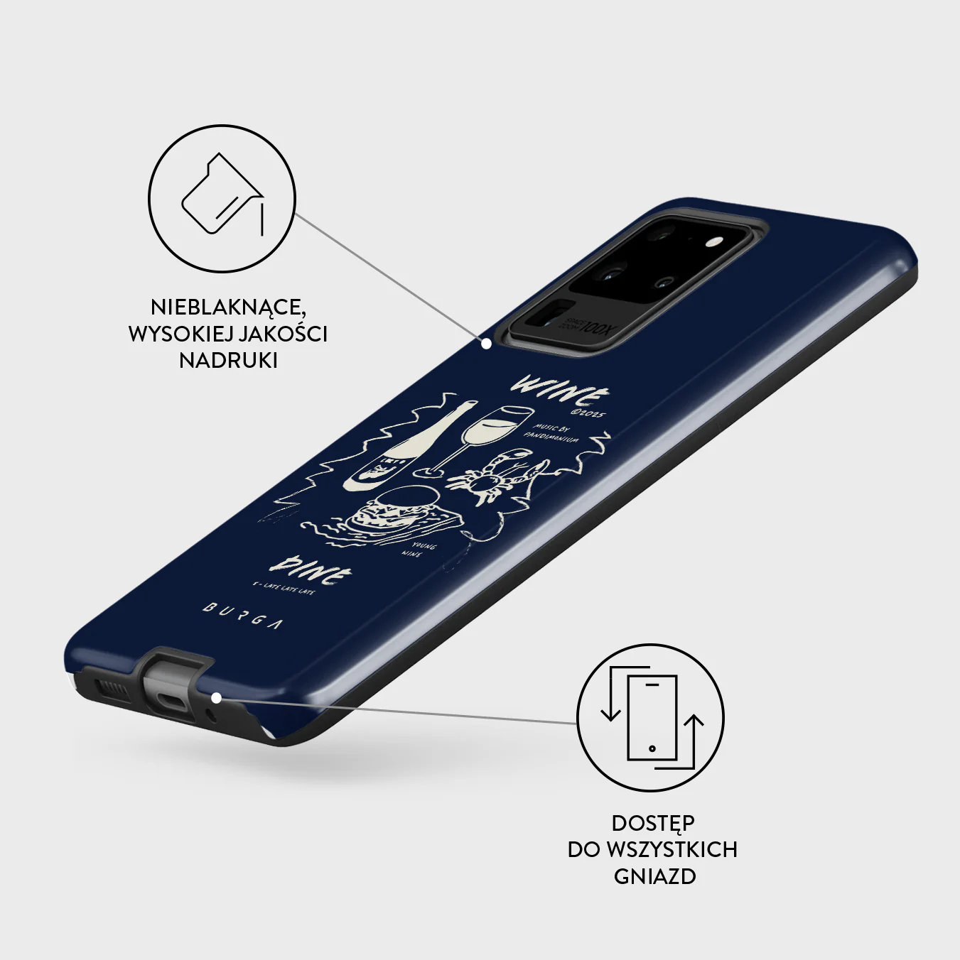 Wine & Dine - Samsung Galaxy S20 Ultra 4G / 5G Etui - Image 7