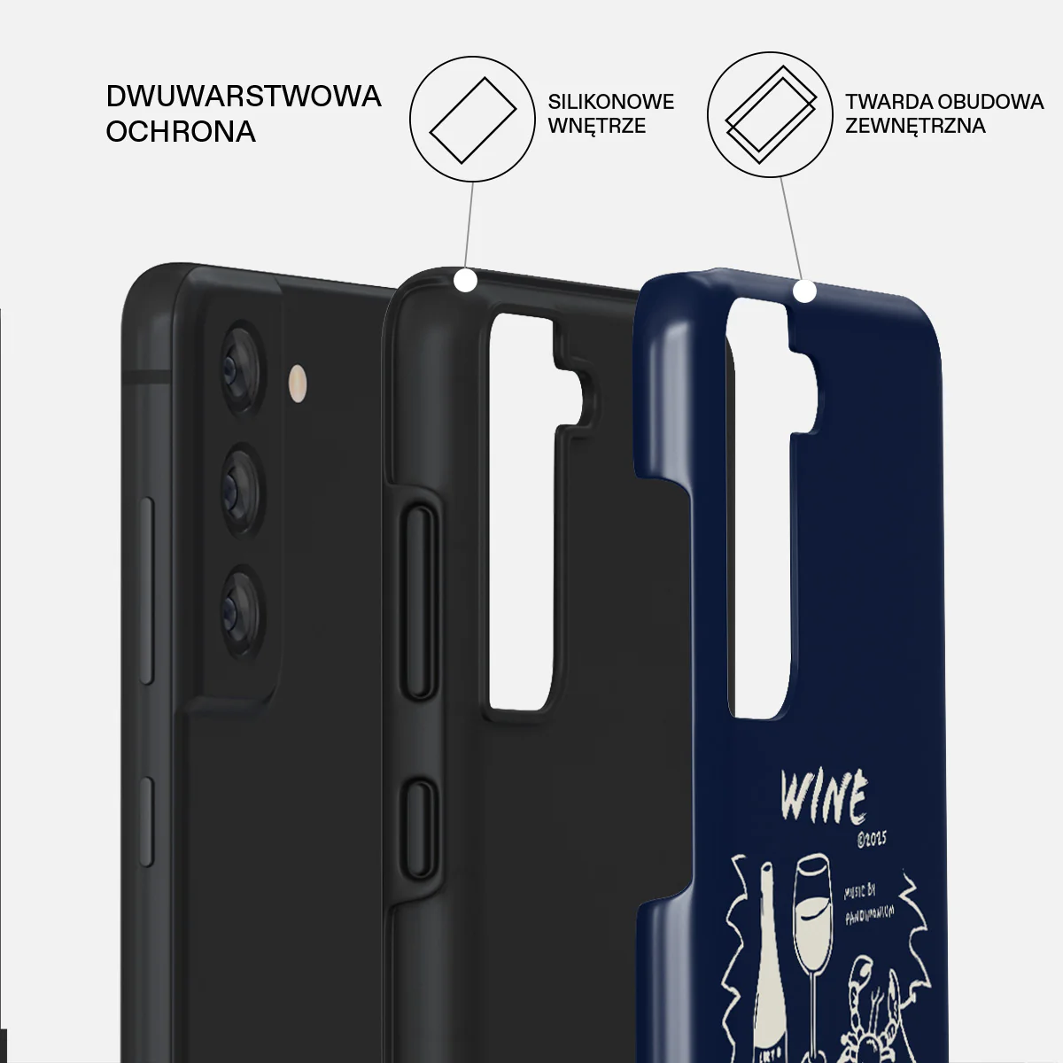 Wine & Dine - Samsung Galaxy S21 FE Etui - Image 2