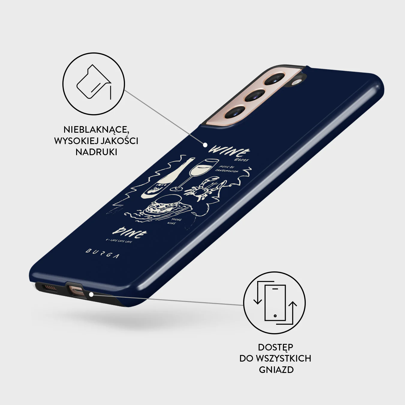 Wine & Dine - Samsung Galaxy S21 Plus Etui - Image 3