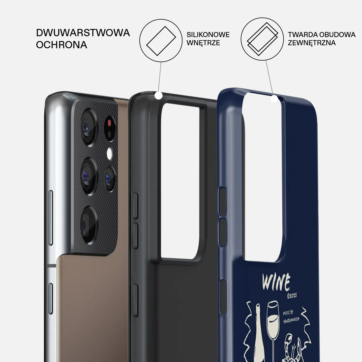 Wine & Dine - Samsung Galaxy S21 Ultra Etui - Image 6