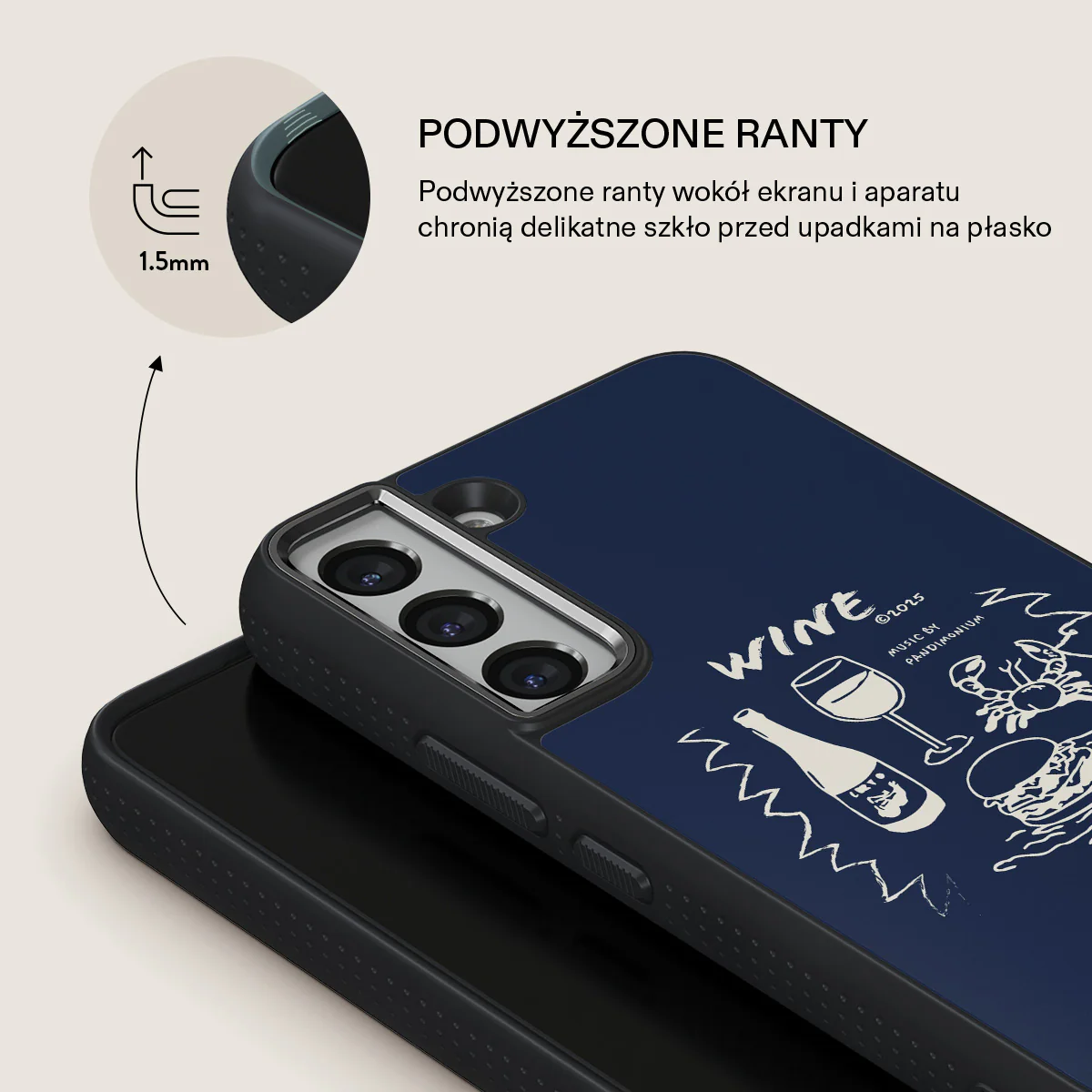 Wine & Dine - Samsung Galaxy S22 Plus Etui - Image 15
