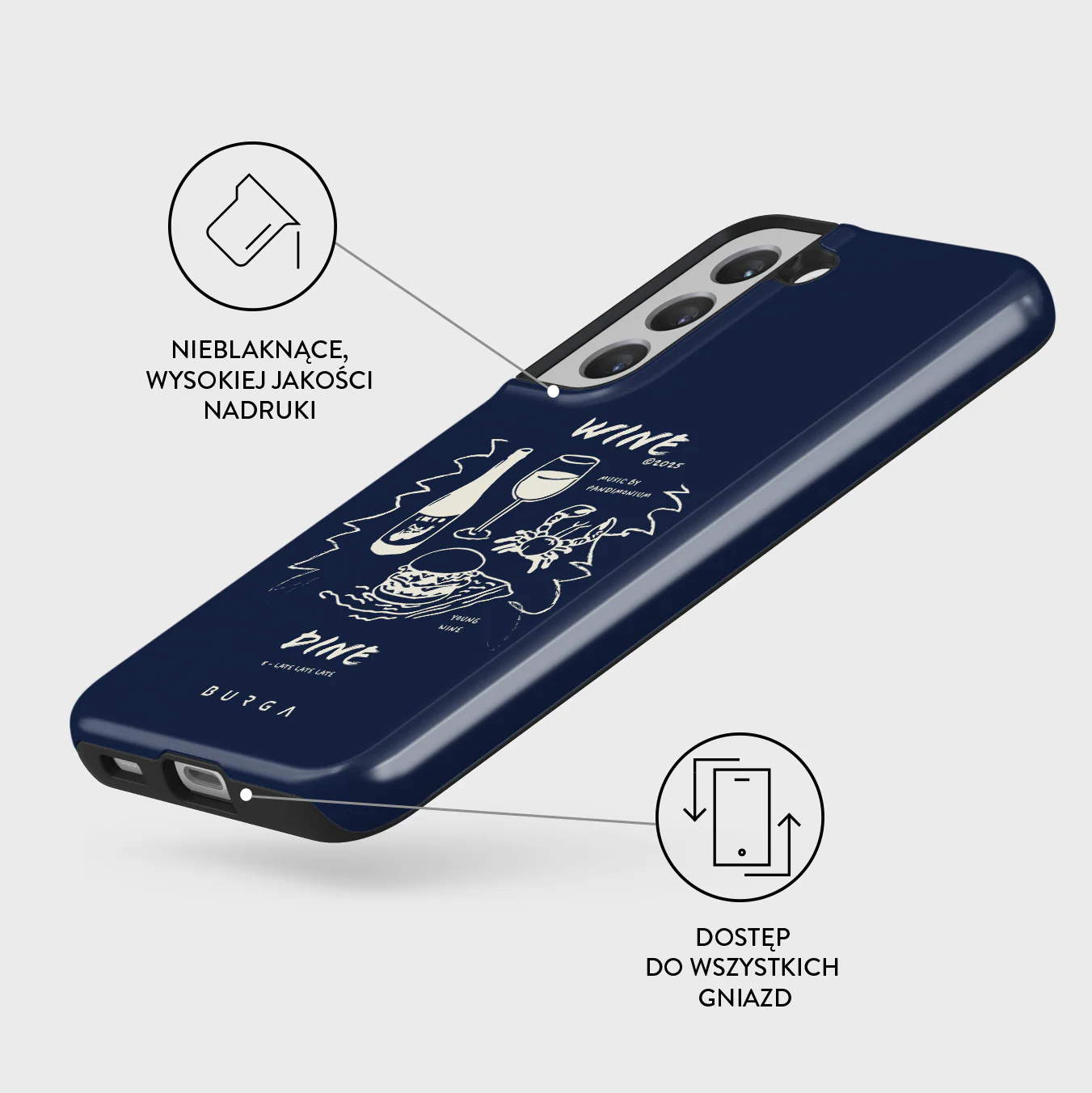Wine & Dine - Samsung Galaxy S22 Plus Etui - Image 3