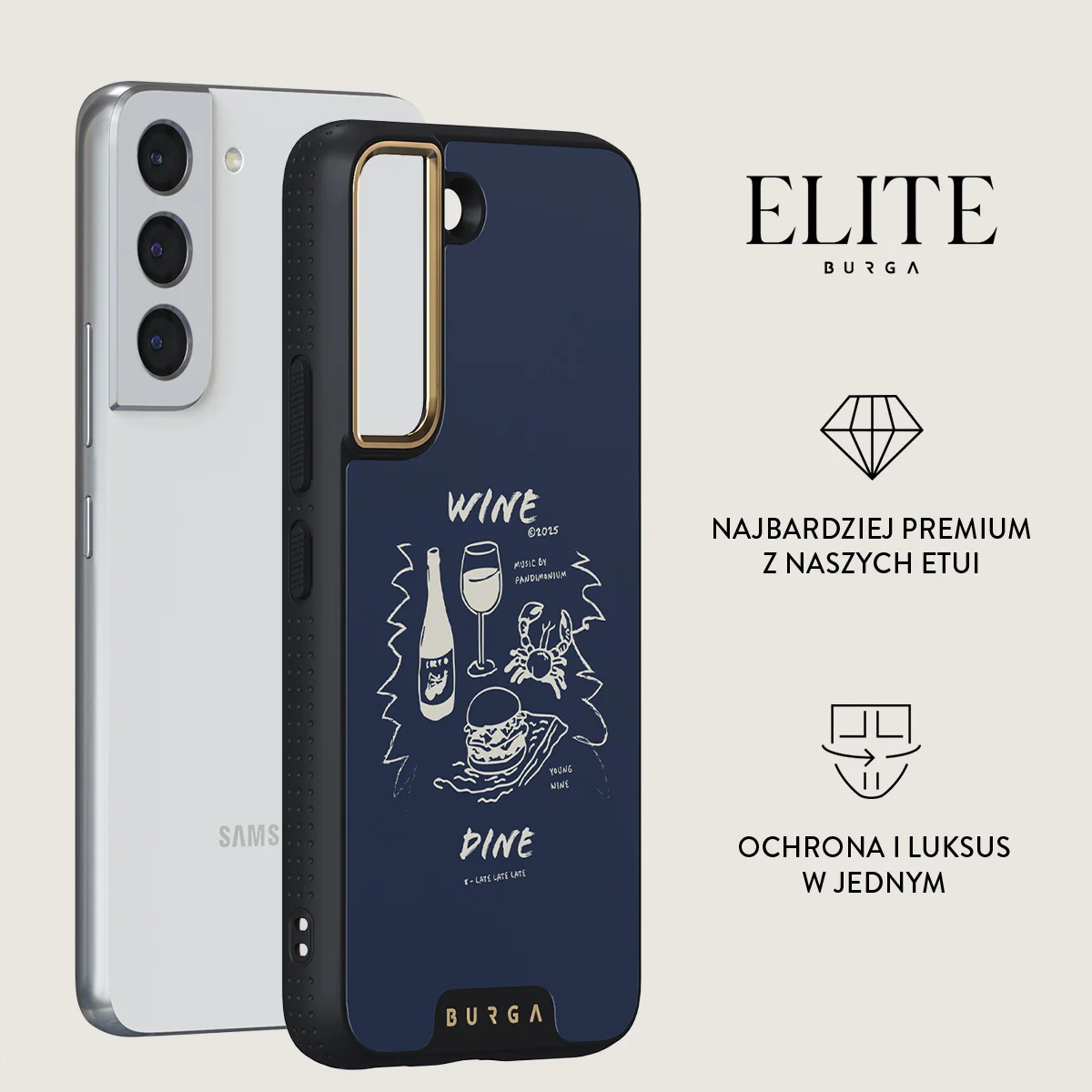 Wine & Dine - Samsung Galaxy S22 Plus Etui - Image 6
