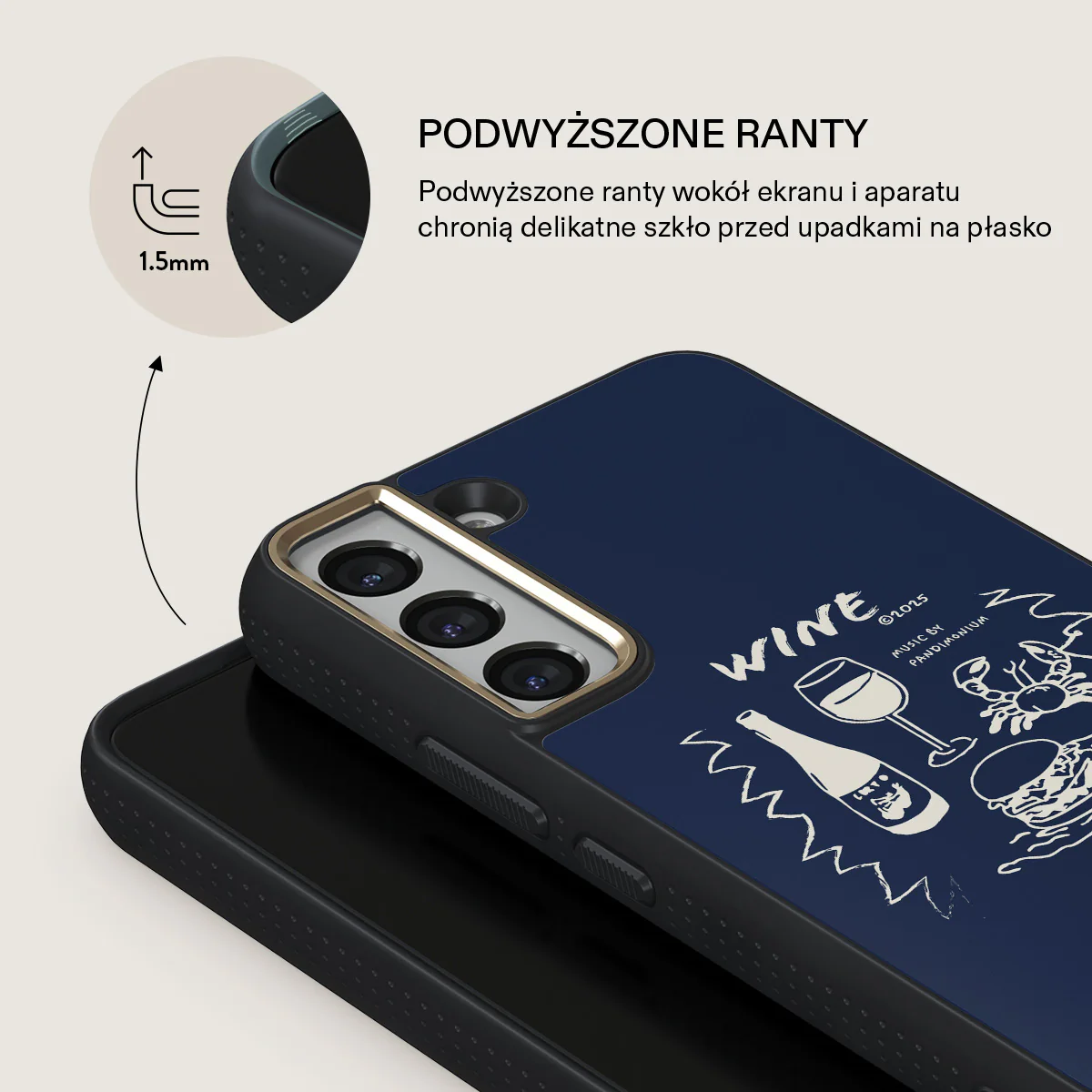 Wine & Dine - Samsung Galaxy S22 Plus Etui - Image 8
