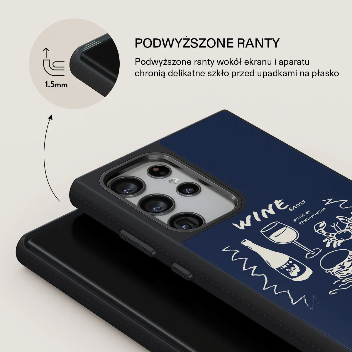 Wine & Dine - Samsung Galaxy S22 Ultra Etui - Image 15