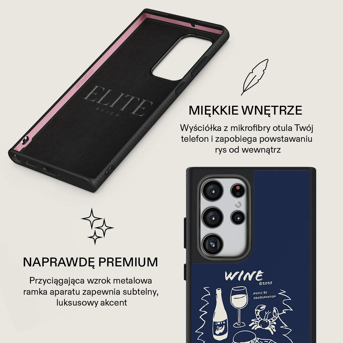 Wine & Dine - Samsung Galaxy S22 Ultra Etui - Image 17
