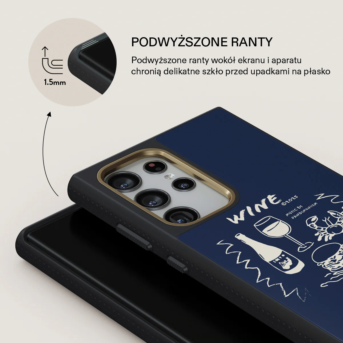 Wine & Dine - Samsung Galaxy S22 Ultra Etui - Image 8
