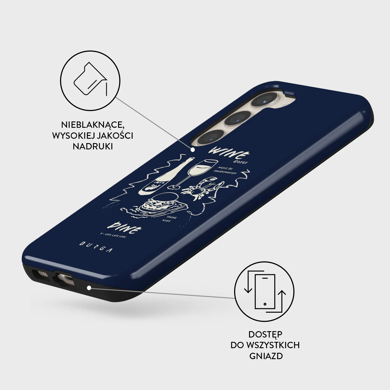 Wine & Dine - Samsung Galaxy S23 Etui - Image 3