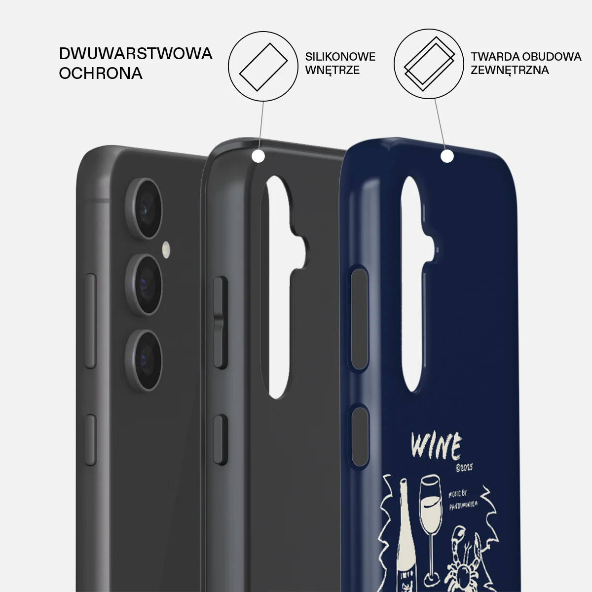 Wine & Dine - Samsung Galaxy S23 FE Etui - Image 2