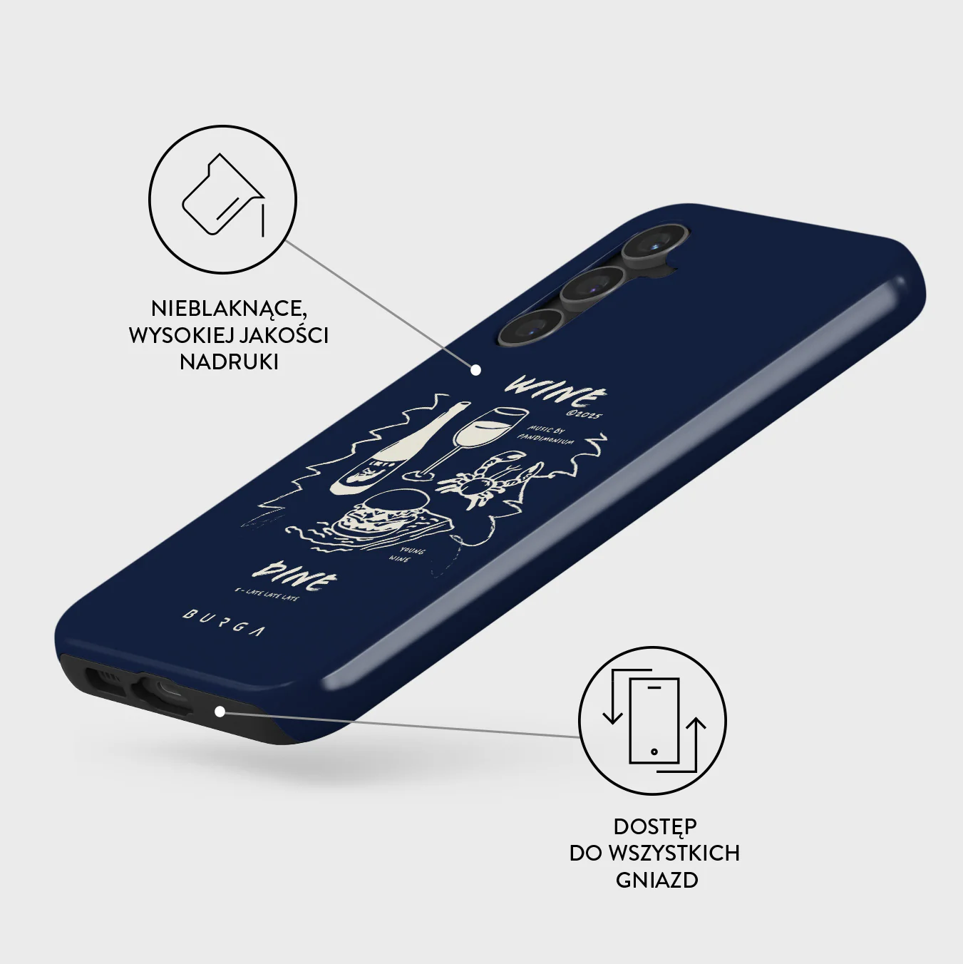 Wine & Dine - Samsung Galaxy S23 FE Etui - Image 3