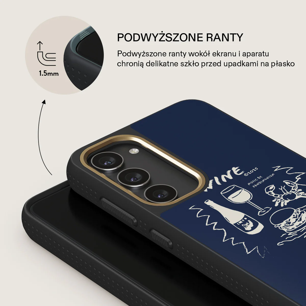 Wine & Dine - Samsung Galaxy S23 Plus Etui - Image 8