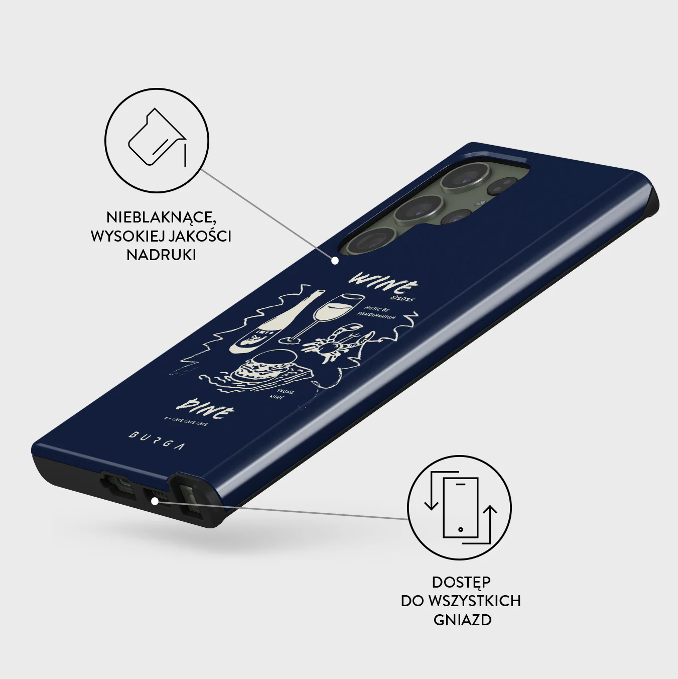 Wine & Dine - Samsung Galaxy S23 Ultra Etui - Image 3