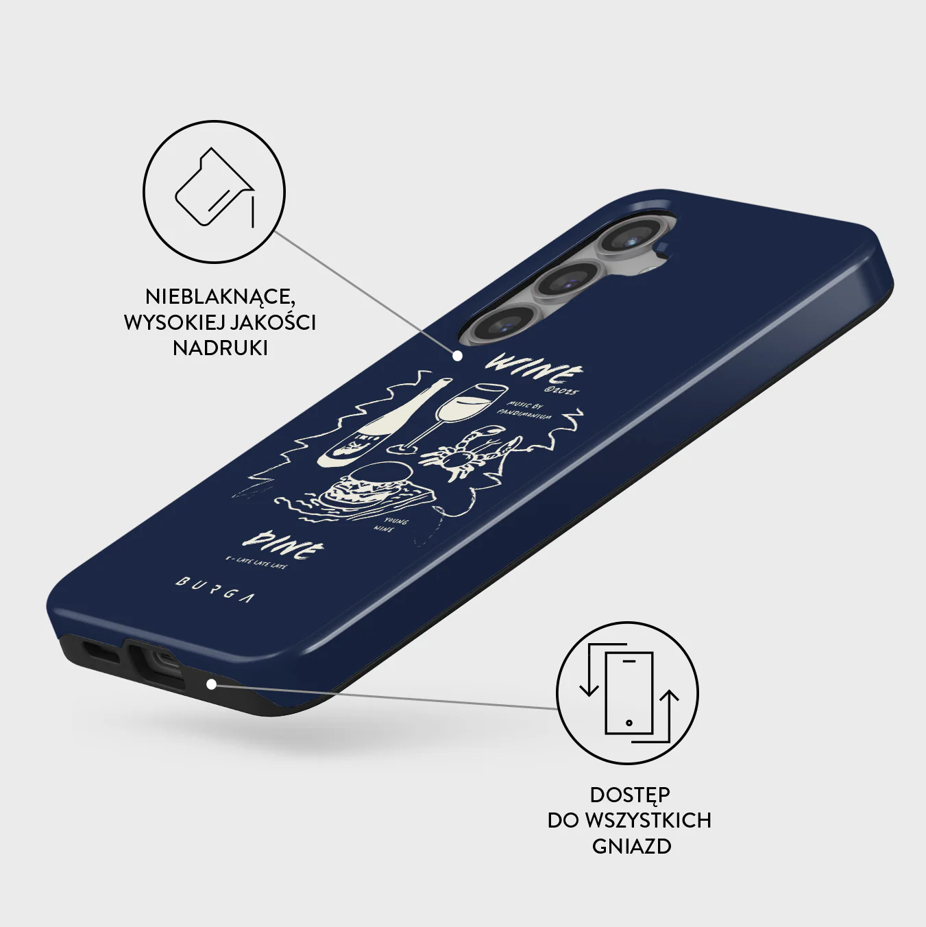 Wine & Dine - Samsung Galaxy S24 Etui - Image 3