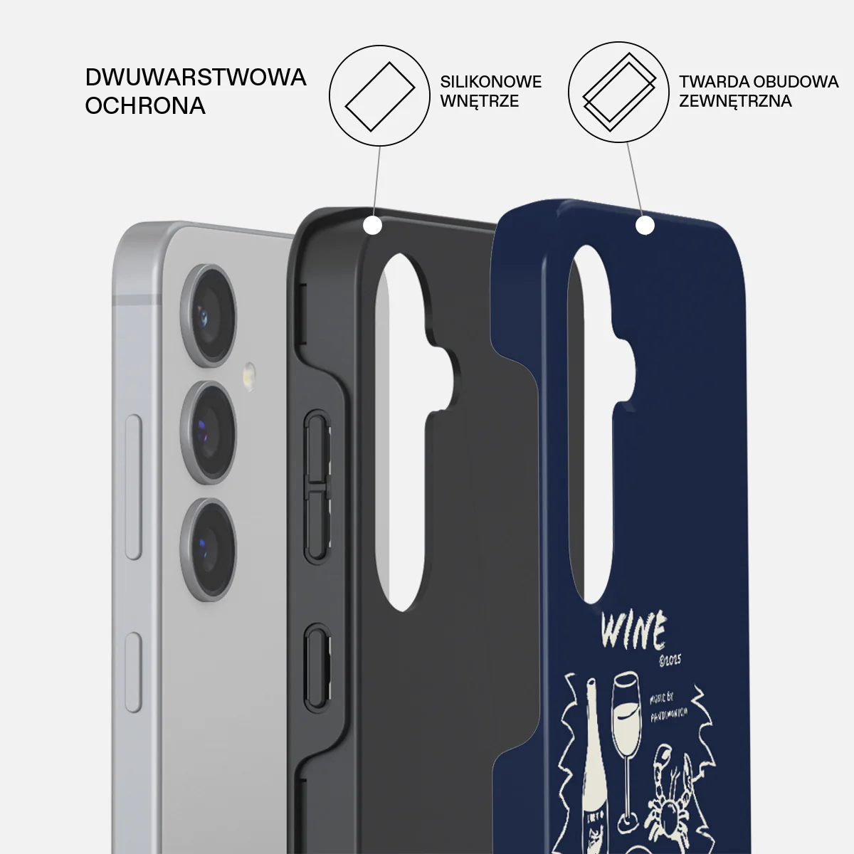 Wine & Dine - Samsung Galaxy S24 FE Etui - Image 2