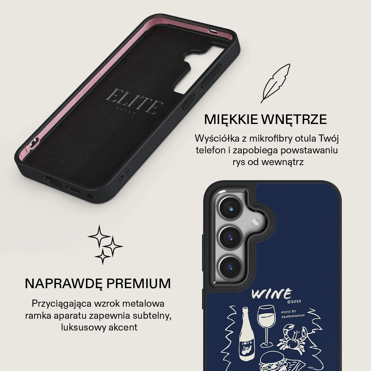 Wine & Dine - Samsung Galaxy S24 Plus Etui - Image 17