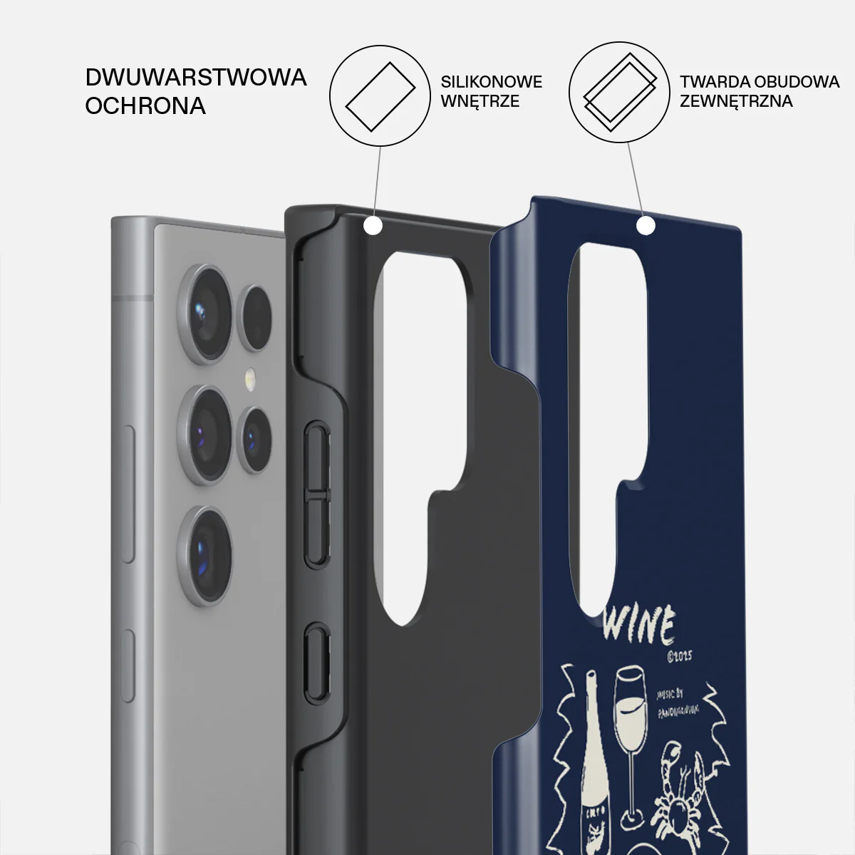 Wine & Dine - Samsung Galaxy S24 Ultra Etui - Image 2