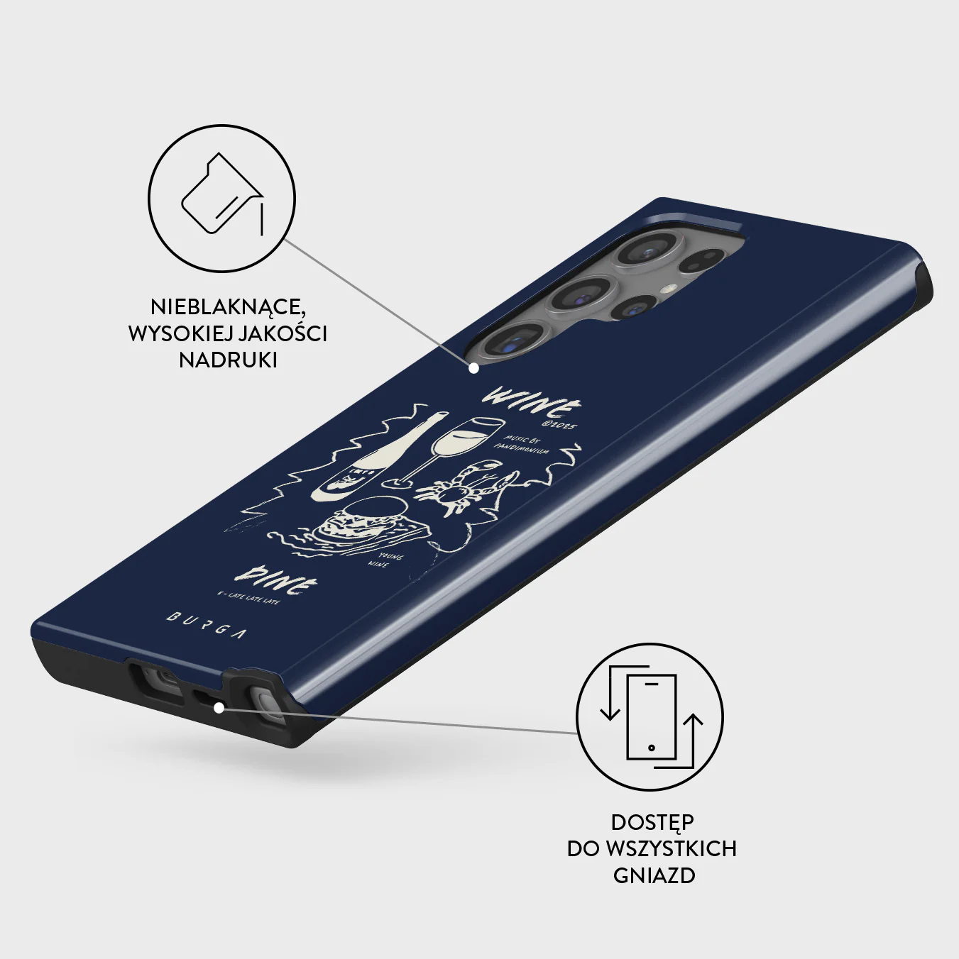 Wine & Dine - Samsung Galaxy S24 Ultra Etui - Image 3