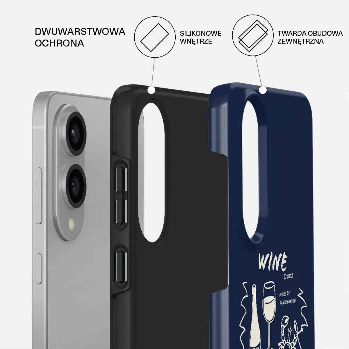 Wine & Dine - Samsung Galaxy S25 Edge Etui - Image 2